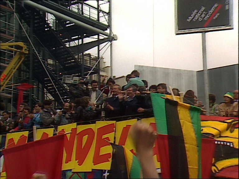 MANIFESTATION EUROPÉENNE DE LA JEUNESSE ANTI-APARTHEID, LE 1ER JUIN 1986